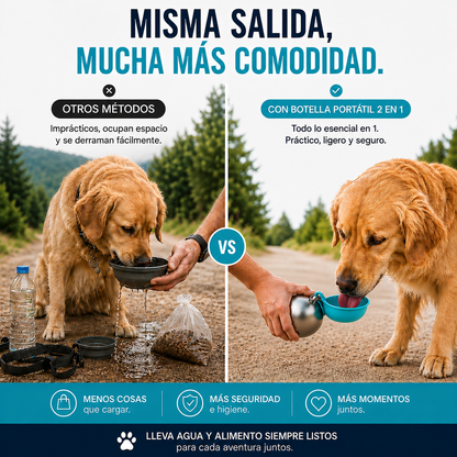 Botella Portátil para Mascotas
