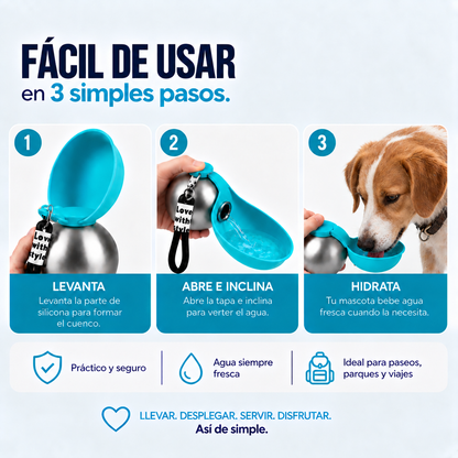 Botella Portátil para Mascotas
