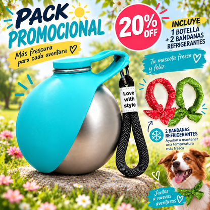 Botella Portátil para Mascotas